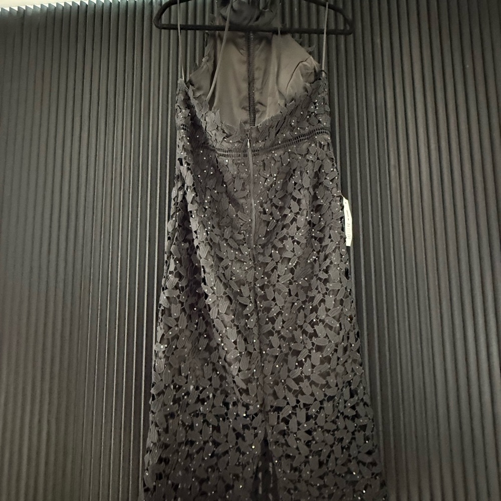 NWT Bardot Black Sequin Dress - Picture 2 of 5